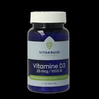 Vitakruid Vitamine D3 25 mcg / 1000 IE 120 Tabletten - thumbnail