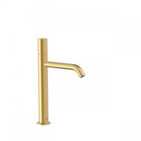 Wastafelmengkraan Tres Study Exclusive 32,5 cm 1-Knop Rond Mat Goud - thumbnail