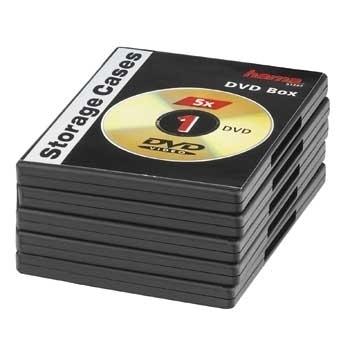 Hama DVD Box Zwart 5Pak
