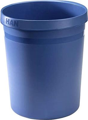 HAN GRIP KARMA 18198-16 Prullenbak 18 l (Ø x h) 312 mm x 350 mm Kringloop kunststof Eco-blauw 1 stuk(s)