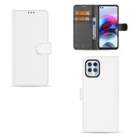 Motorola Moto G100 | Book Case | Wit met Pasjeshouder - thumbnail
