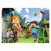 Ravensburger puzzel minecraft 100st - thumbnail