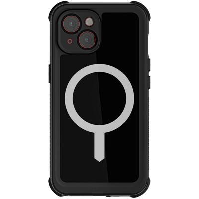 Ghostek Nautical Waterproof MagSafe Case + Belt Swivel Holster Apple iPhone 15 Black