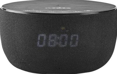 BluetoothÃÂî-Speaker met Draadloos Laden | 30 W | Tot 6 Uur Speeltijd | Klok | Zwart BluetoothÃÂî-Speaker met Draadloos Laden | 30 W | Tot 6 Uur Speeltijd | Klok | Zwart