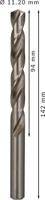 Bosch Accessories 2608585531 HSS Metaal-spiraalboor 11.2 mm Gezamenlijke lengte 142 mm Geslepen DIN 338 Cilinderschacht 5 stuk(s) - thumbnail