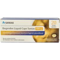 Sanias Ibuprofen liquid 400mg 20 Capsules - thumbnail