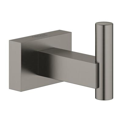 Grohe Essentials Cube Handdoekhaak 18,6x6x4,3 cm Hard Graphite Geborsteld