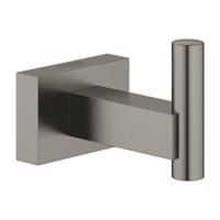 Grohe Essentials Cube Handdoekhaak 18,6x6x4,3 cm Hard Graphite Geborsteld - thumbnail