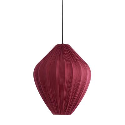 Light & Living HanglampVerita Ø 47cm - bordeaux kap - 2993617