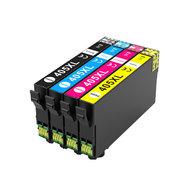 Huismerk Epson 405XL Inktcartridges Multipack (zwart + 3 kleuren) - thumbnail