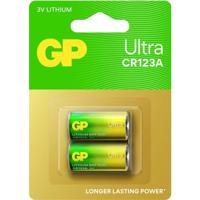 GP Ultra CR123A Lithium Batterij (2x) - thumbnail