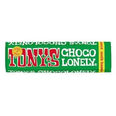 Tony's Chocolonely chocoladereep, 47g, hazelnoot
