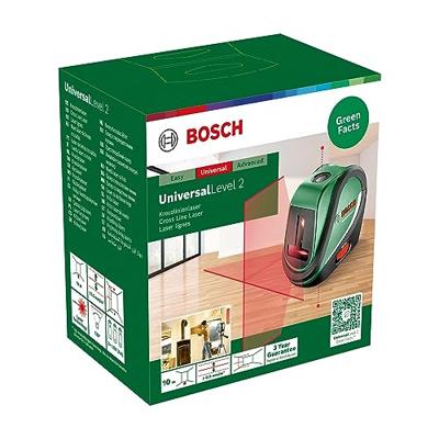 Bosch Home and Garden UniversalLevel 2 Kruislijnlaser Reikwijdte (max.): 10 m Bosch Home and Garden UniversalLevel 2 Kruislijnlaser Reikwijdte (max.): 10 m