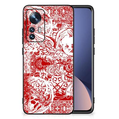 Telefoonhoesje Xiaomi 12 | 12X Angel Skull Rood