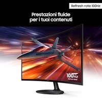 Samsung PC-monitor S36GD, afmeting 24 inch – VA-paneel, FHD resolutie (1920 x 1080), 100 Hz, kantelbaar, VESA 75 x 75, contrast 3000:1, Eye Saver Mode, Flicker Free, HDMI (1,4), VGA, - thumbnail