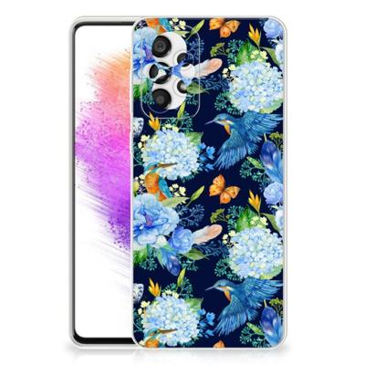 Smartphone hoesje voor Samsung Galaxy A73 5G Watercolor Paars Smartphone hoesje voor Samsung Galaxy A73 5G Watercolor Paars
