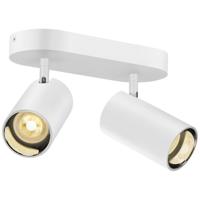 SLV 2-lichts opbouwspotAsto Tube wit - 2x GU10 - 1006426 - thumbnail