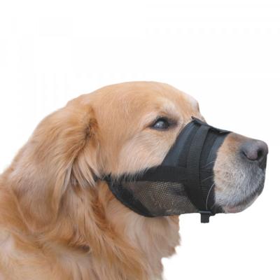 Nobby Verstelbare nylon muilkorf voor honden, zwart, 3, maat L