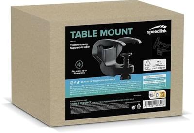 Speedlink Table Mount for Drift O.Z and TRAILBLAZER Racing Wheel - Black