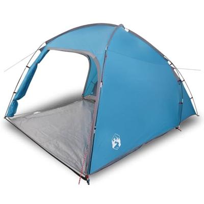VidaXL Tent huisje blauw 370 x 230 x 185 cm polyester en glasvezel