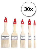 30-delige Verfkwast-set - 5 verschillende maten - thumbnail