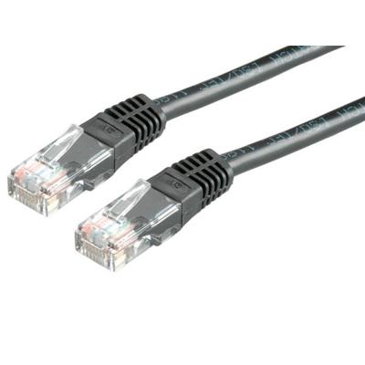 ROLINE patchkabel Cat.5e (Klasse D) UTP, PoE, zwart, 1 m ROLINE patchkabel Cat.5e (Klasse D) UTP, PoE, zwart, 1 m