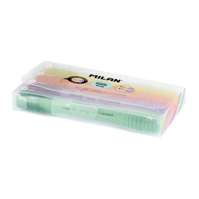 Fluorescerende Markeerstift Set Milan Sway Multicolour Taart 4 Onderdelen
