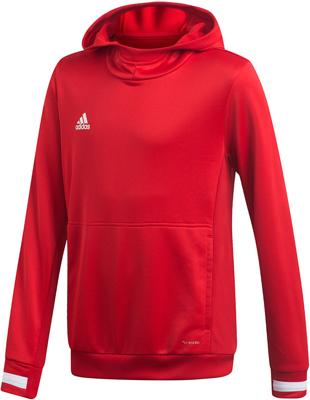 Adidas T19 Hoody Jr Rood Adidas T19 Hoody Jr Rood