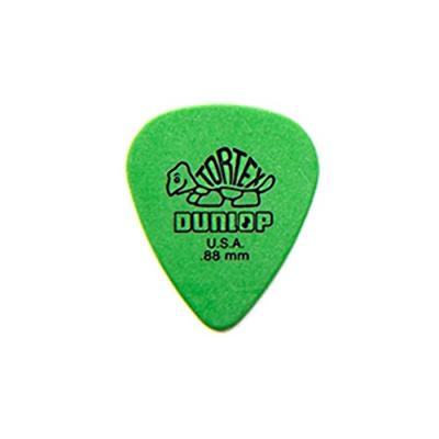 Dunlop Tortex Standard 0.88mm plectrum groen Dunlop Tortex Standard 0.88mm plectrum groen