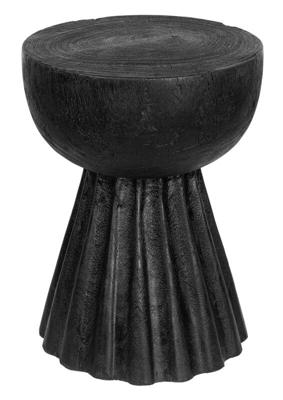 MUST Living Krukje/Bijzettafel 'Trophy' Suarhout, kleur Zwart MUST Living Krukje/Bijzettafel 'Trophy' Suarhout, kleur Zwart