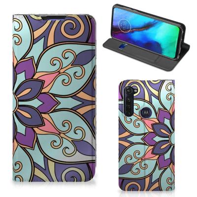 Motorola Moto G Pro Smart Cover Purple Flower Motorola Moto G Pro Smart Cover Purple Flower