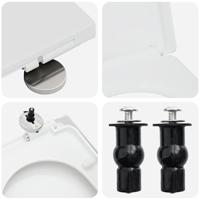 Toiletzitting Wit 48 x 36.5 x 4.5 cm Polypropyleen - thumbnail