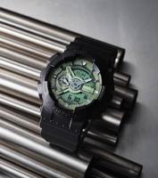 Casio G-Shock GA-110CD-1A3ER Zwart Groen (Ø 51 mm) Heren horloge - thumbnail