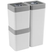 Sunware Sigma Home Voorraadbussen 0.6L+1.4L 3 Stuks Wit - thumbnail