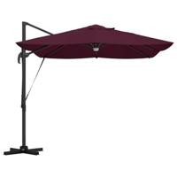 VidaXL Parasol bordeaux rood 351 x 250 x 253 cm polyester en aluminium - thumbnail