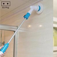 Multifunctionele badkuip en tegel Scrubber snoerloze Spin Scrubber Power borstel reinigingsset voor badkamer vloer muur EU Plug - thumbnail