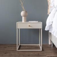 Nohr Nachtkastje 'Shaune' Met 1 lade, kleur Beige - thumbnail