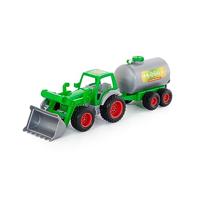 Cavallino tractor met voorlader en tanker - thumbnail
