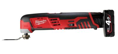 Milwaukee C12 MT-402B Accu multitool 12V 4.0Ah in tas - 4933427180