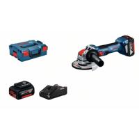 Bosch Blauw GWX 18V-7 Professional 18V Accu Haakse slijpmachine X-LOCK set (2x 4,0Ah) in L-Boxx - 06019H9105 - thumbnail