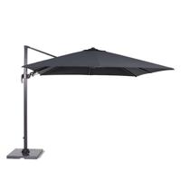 Hawaii Zweefparasol 350 cm. Rond - Donker grijs - thumbnail