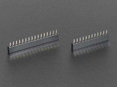 Adafruit Kit Headers Femelles Courts Low Profile pour carte Feather