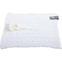 Baby's Only speendoekje Cable Classic Wit - thumbnail