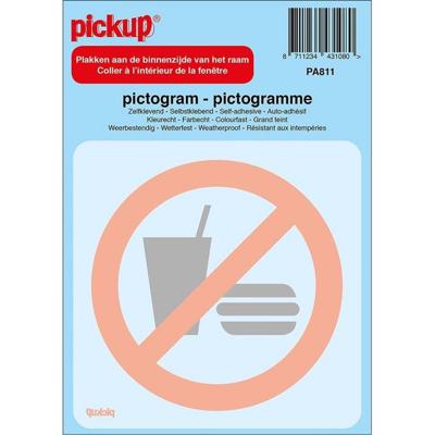 Pictogram achter glas 10 x 10 cm Sticker Pickup - Pickup Pictogram achter glas 10 x 10 cm Sticker Pickup - Pickup