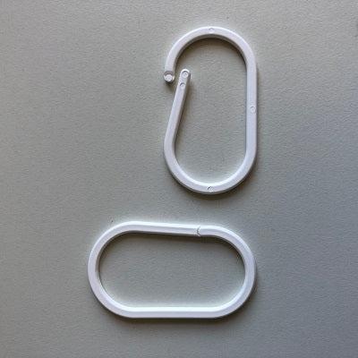 Displayring wit ovaal 50mm 100 stuks Displayring wit ovaal 50mm 100 stuks