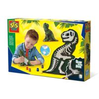 Ses Gieten en Schilderen - T-Rex met Skelet - thumbnail