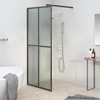 VidaXL Inloopdouchescherm 80x195 cm donker gehard glas - thumbnail