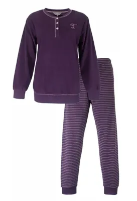 Tenderness dames pyjama Badstof - Purple