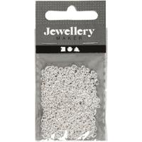 Creativ Company Jasseron, b: 2 mm, verzilverd, 2 m/ 1 stuk - thumbnail