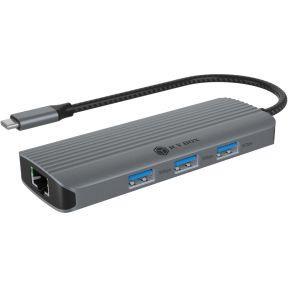 ICY BOX IB-DK4034a-CPD Bedraad USB 3.2 Gen 1 (3.1 Gen 1) Type-C Aluminium, Zilver ICY BOX IB-DK4034a-CPD Bedraad USB 3.2 Gen 1 (3.1 Gen 1) Type-C Aluminium, Zilver